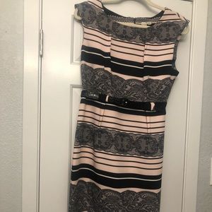 Pink and Black perfect work dress